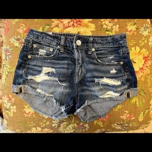 American eagle Tom girl shortie denim shorts